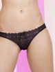 AW14 Hansel & Gretel Embroidery & Furs Liquorice Pretty Panties (Black Swirls)